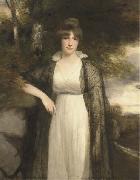 John Hoppner Portrait in oils of Eleanor Agnes Hobart, Countess of Buckinghamshire oil painting